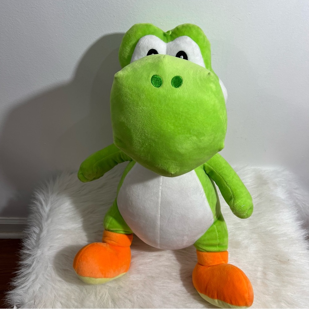 21" Large Super Mario Yoshi Soft Plush Stuffed Animal‎ - Picture 2 of 8